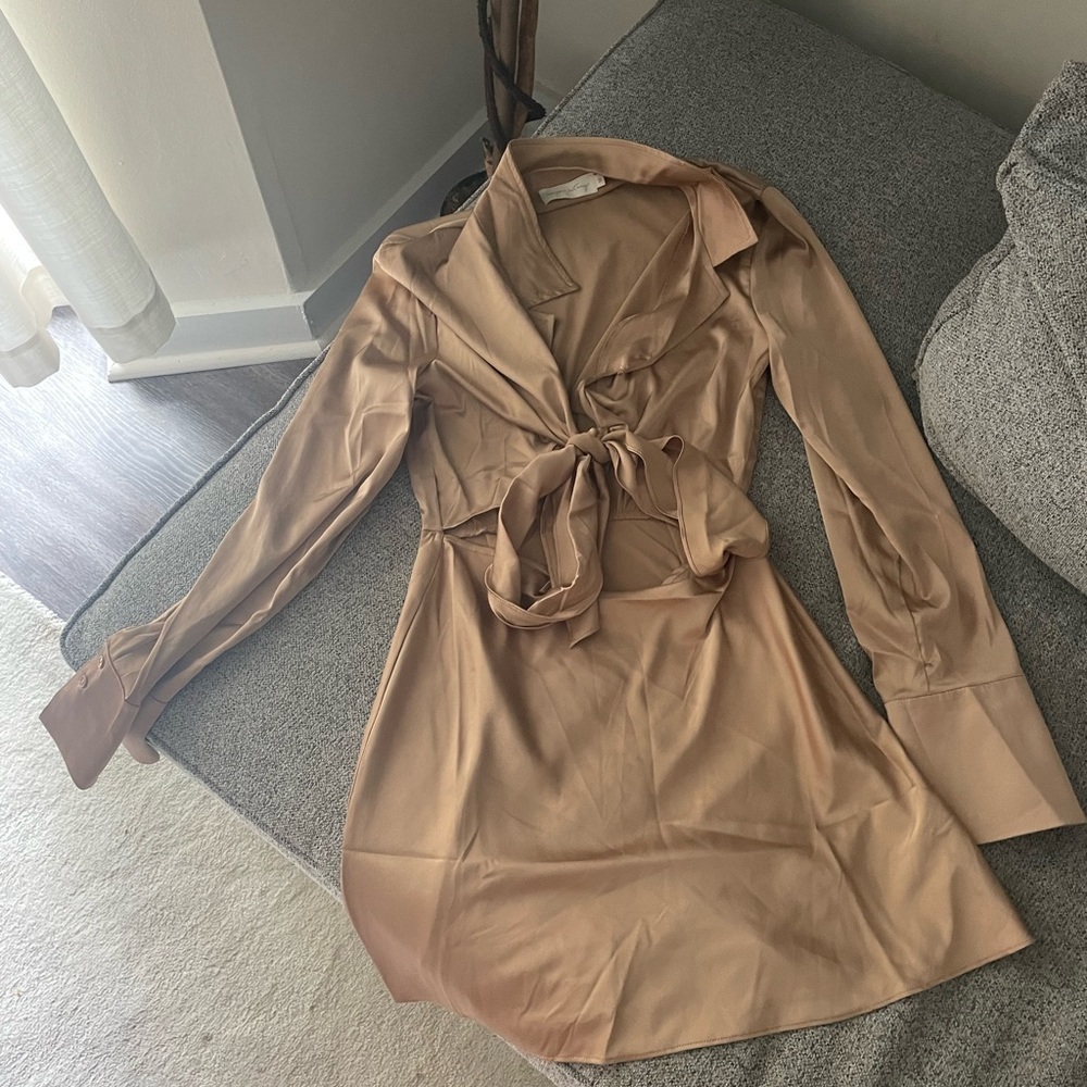 Beige Brightside Boutique dress - NEVER WORN